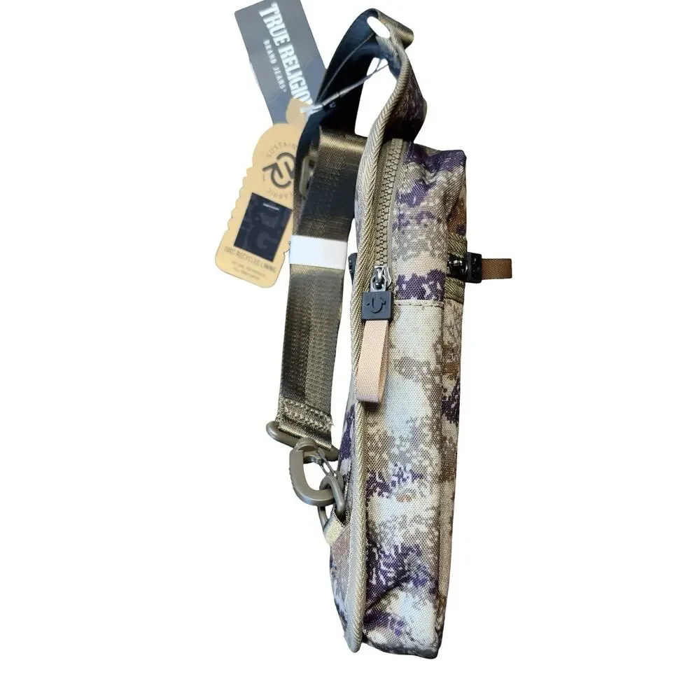 True Religion Camo Crossbody Sling Bag Chest Pack NWT Adjustable Strap‎